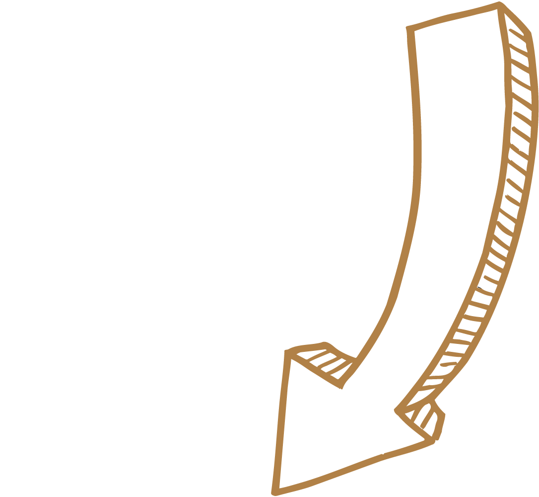 cartoon down arrow