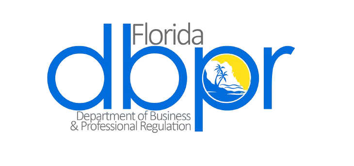 The logo for the florida department of business and professional regulation