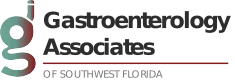 The logo for gastroenterology associates of southwest florida