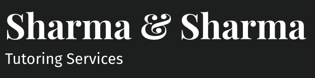 The logo for sharma & sharma tutoring services