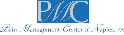 The logo for the pain management center of naples , pa