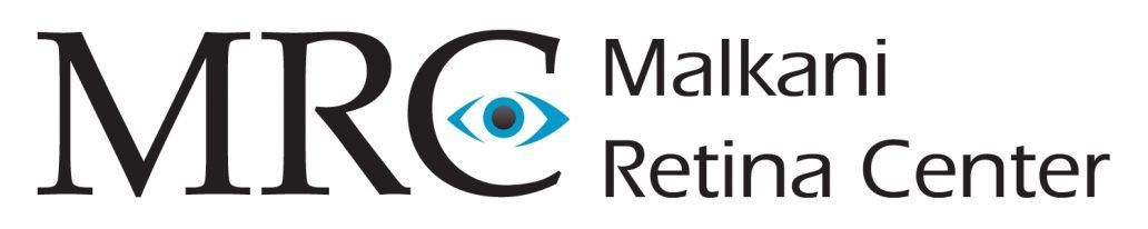 A logo for the mrc malkani retina center
