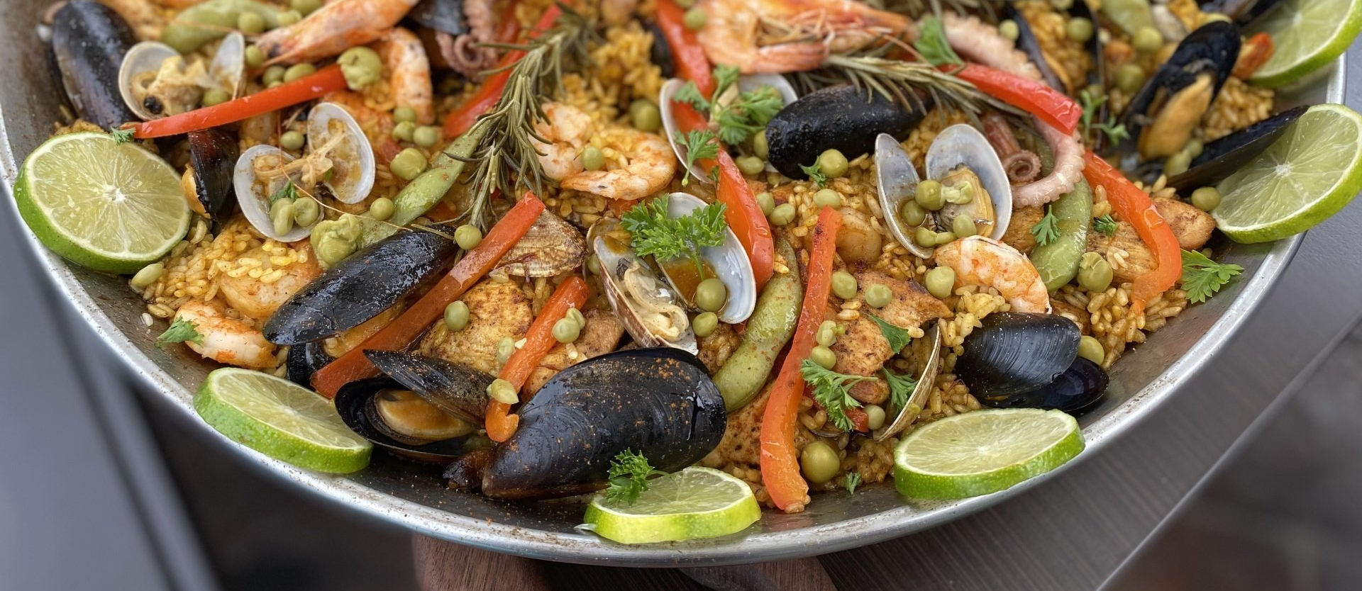 Nine Tapas Catering offers delicious paella, tapas, and more