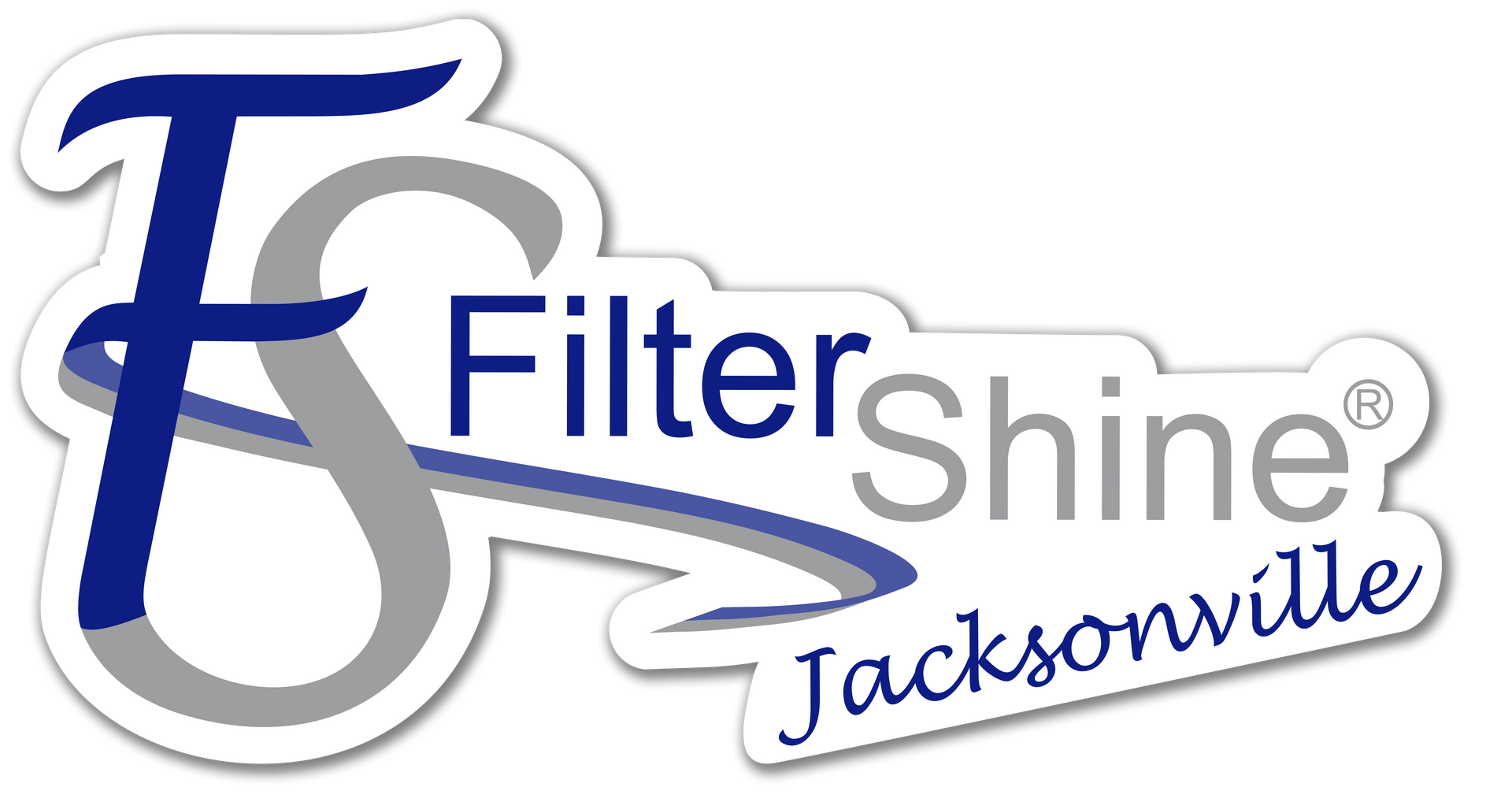 A Blue And Gray Logo For Filter Shine Southeast