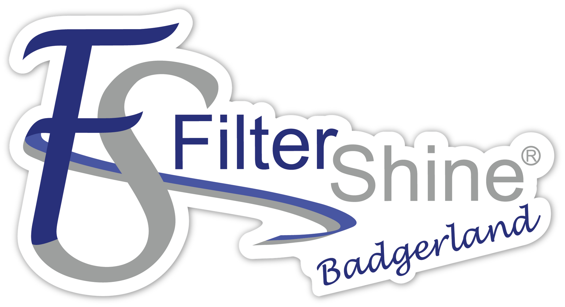 A Blue And Gray Logo For Filter Shine Southeast