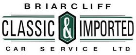 The logo for briarcliff classic & imported car service ltd