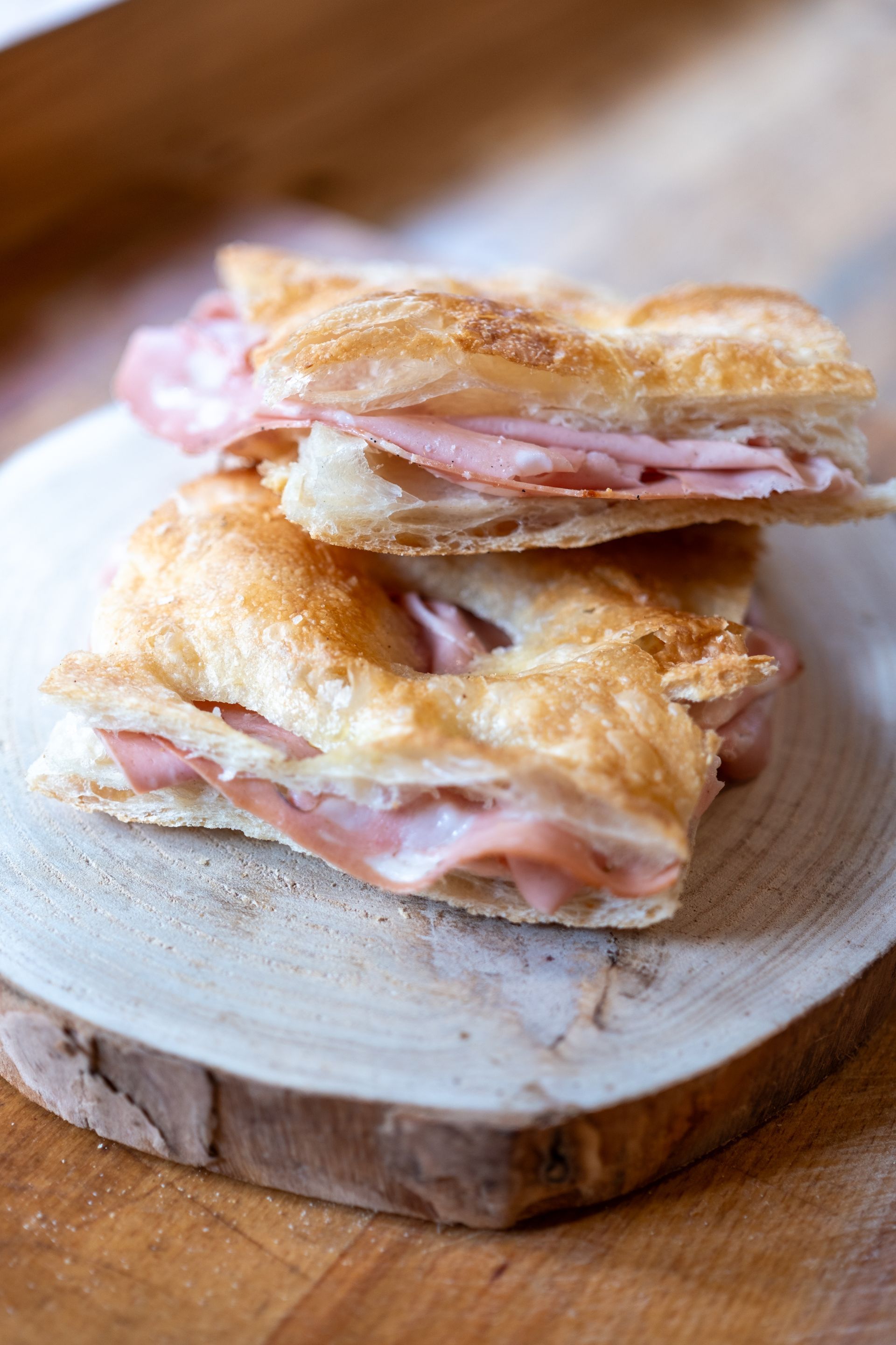 focaccia con prosciutto