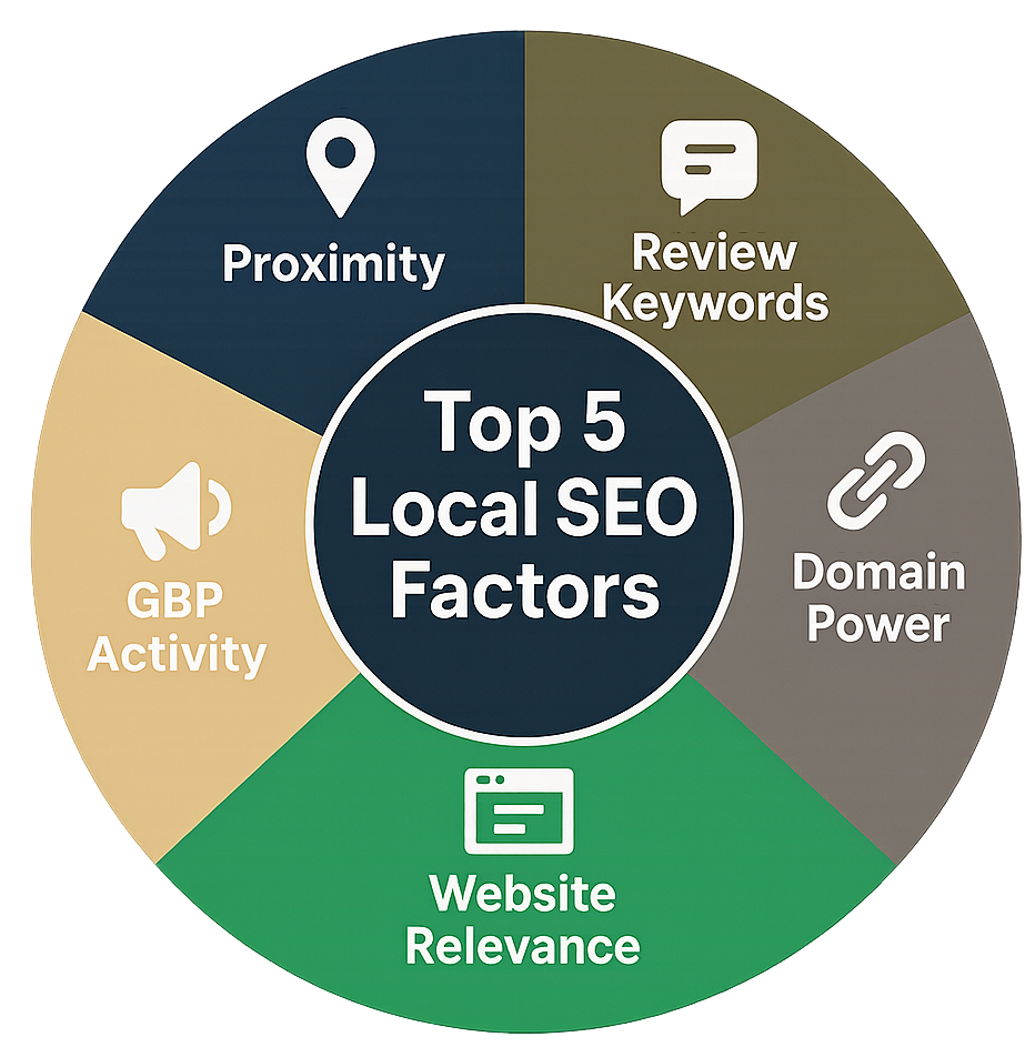 Top 5 local seo ranking factors
