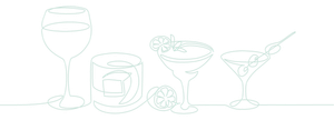 glasses with cocktails icon