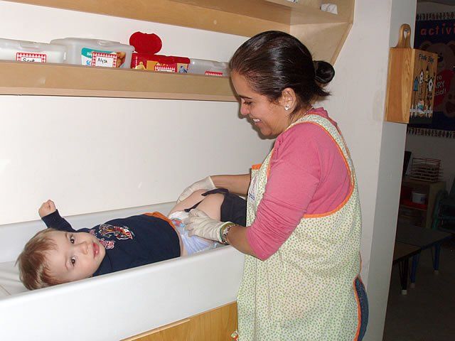 Changing toddler's diaper - My Second Home - Concord, CA