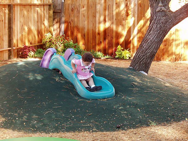 Little girl playing with slide - My Second Home - Concord, CA