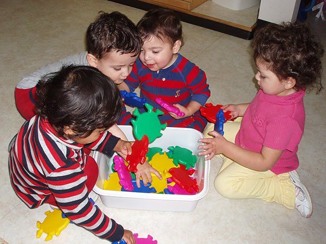 Children playing with puzzle - My Second Home - Concord, CA