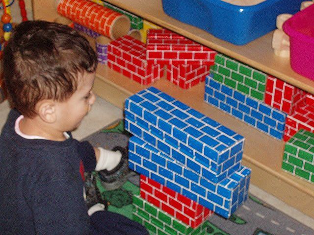 Child stacking blocks - My Second Home - Concord, CA