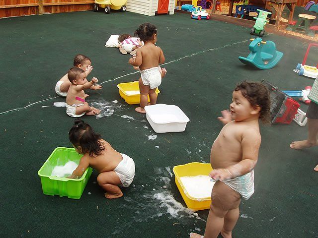 Infants taking baths outdoor - My Second Home - Concord, CA