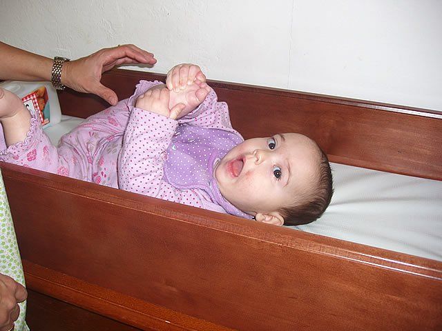 Baby trying to suck toes - My Second Home - Concord, CA