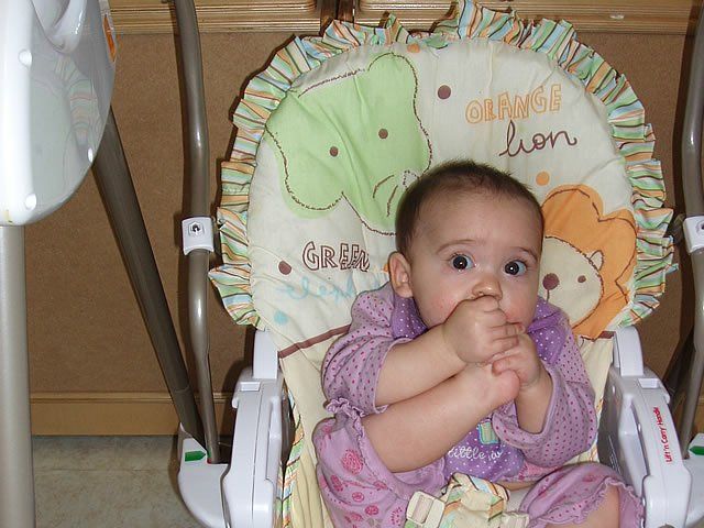 Baby on stroller sucking foot - My Second Home - Concord, CA