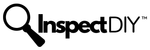 Logo of "InspectDIY" with a magnifying glass integrated into the "I".