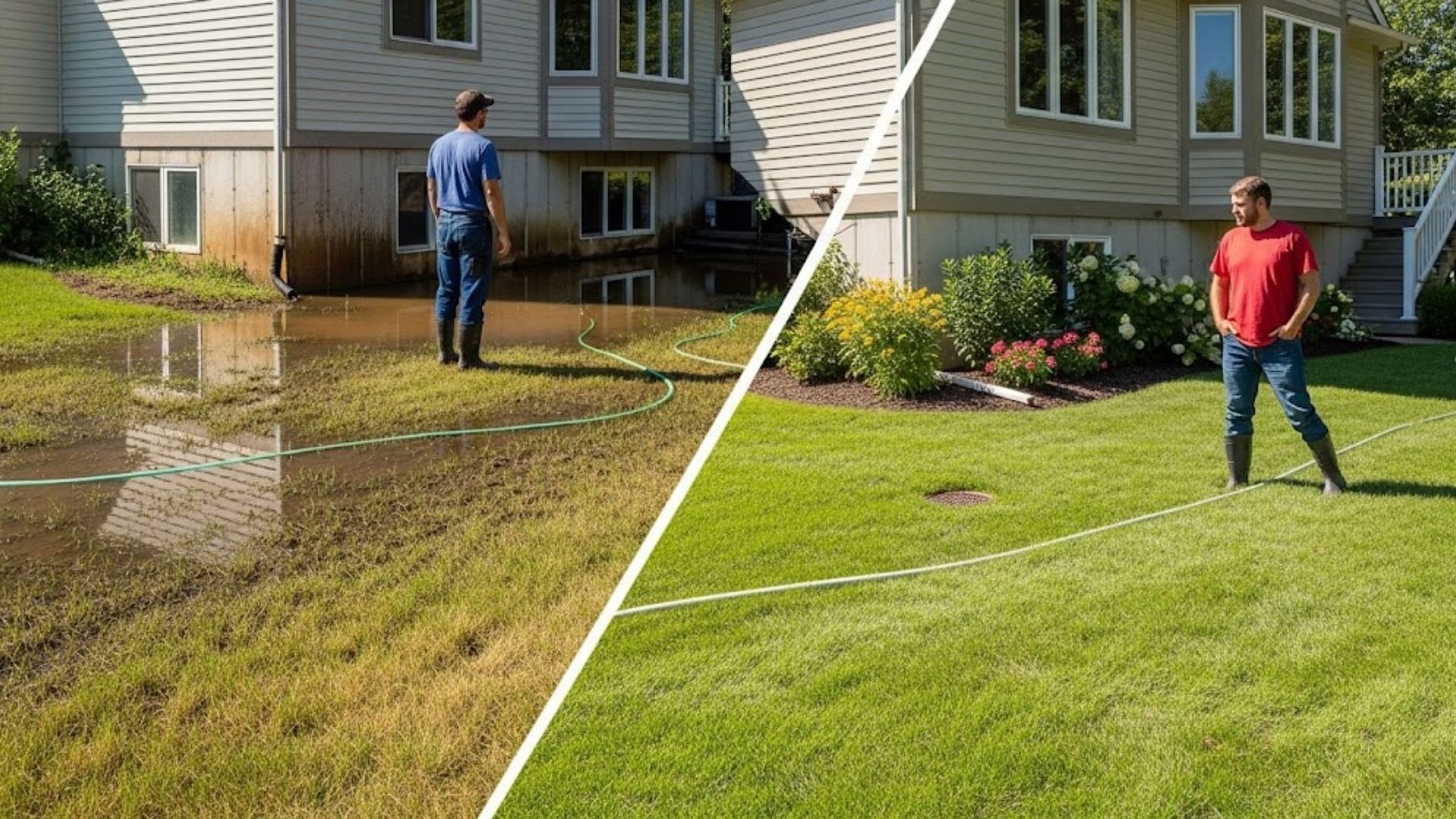 Custom Drainage System Stops Wet Basements and Soggy Yards