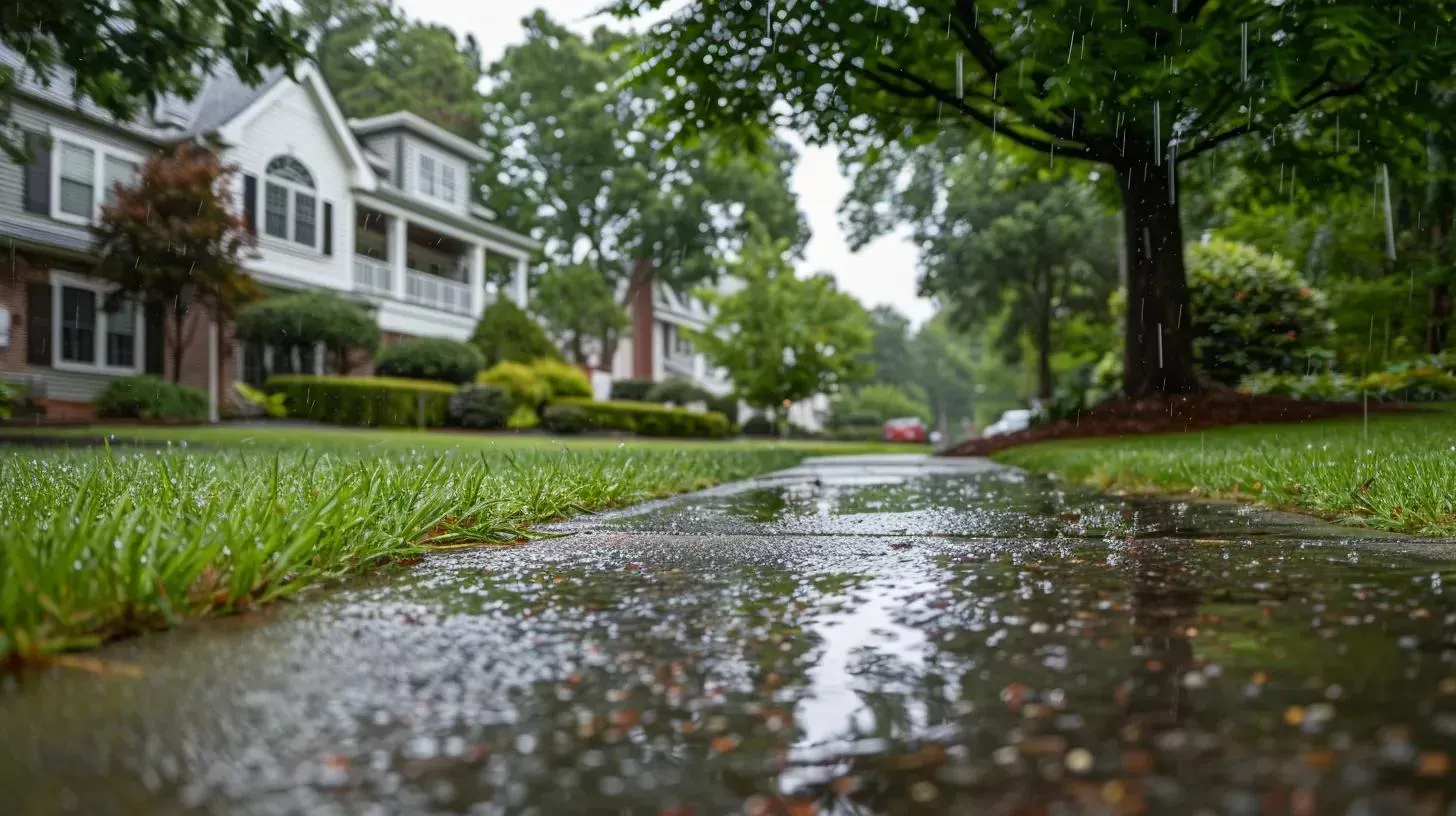 Why Your Yard Won’t Drain After Rain in Hampton Roads