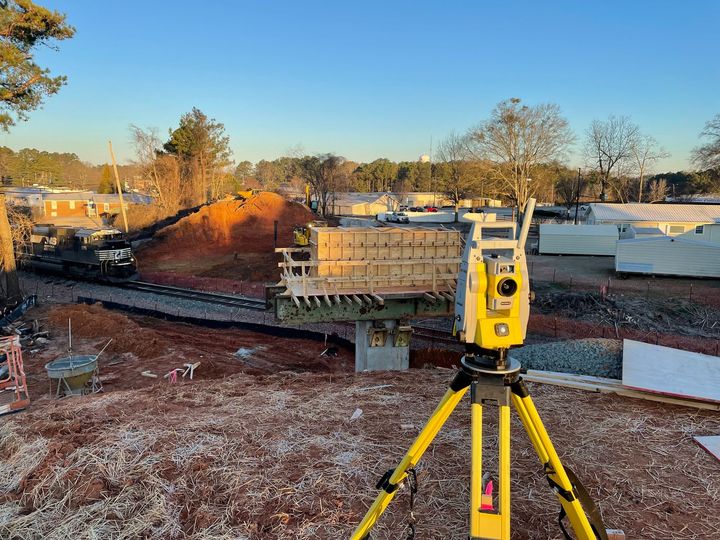 surveying a commercial site