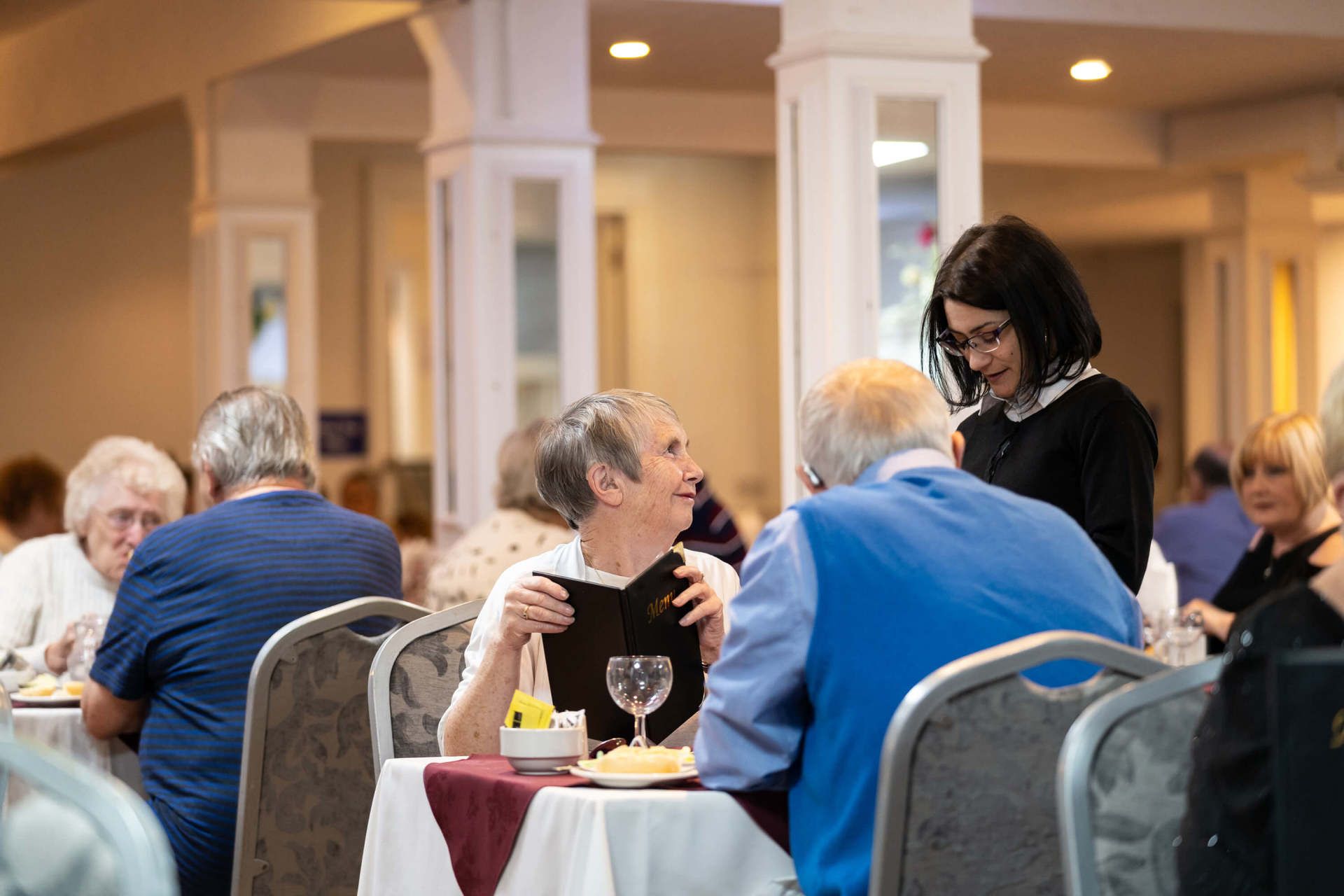 Evening meal at the North Shore Hotel