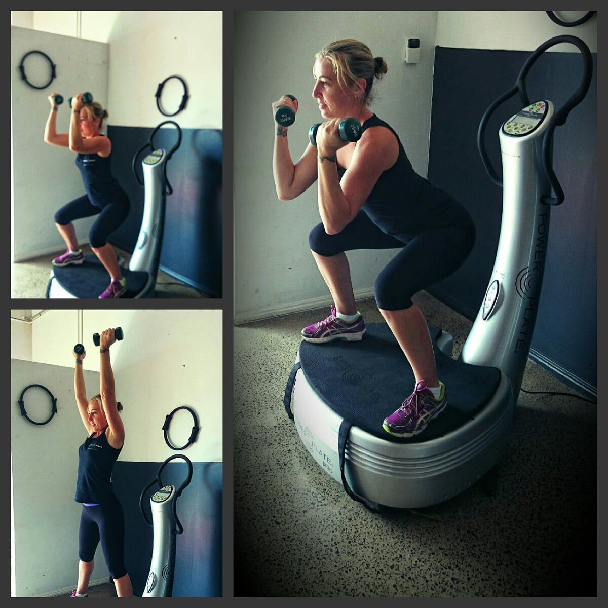 Power Plate Dumbbell Exercise — Power Plate Studio Noosa in Noosaville, QLD