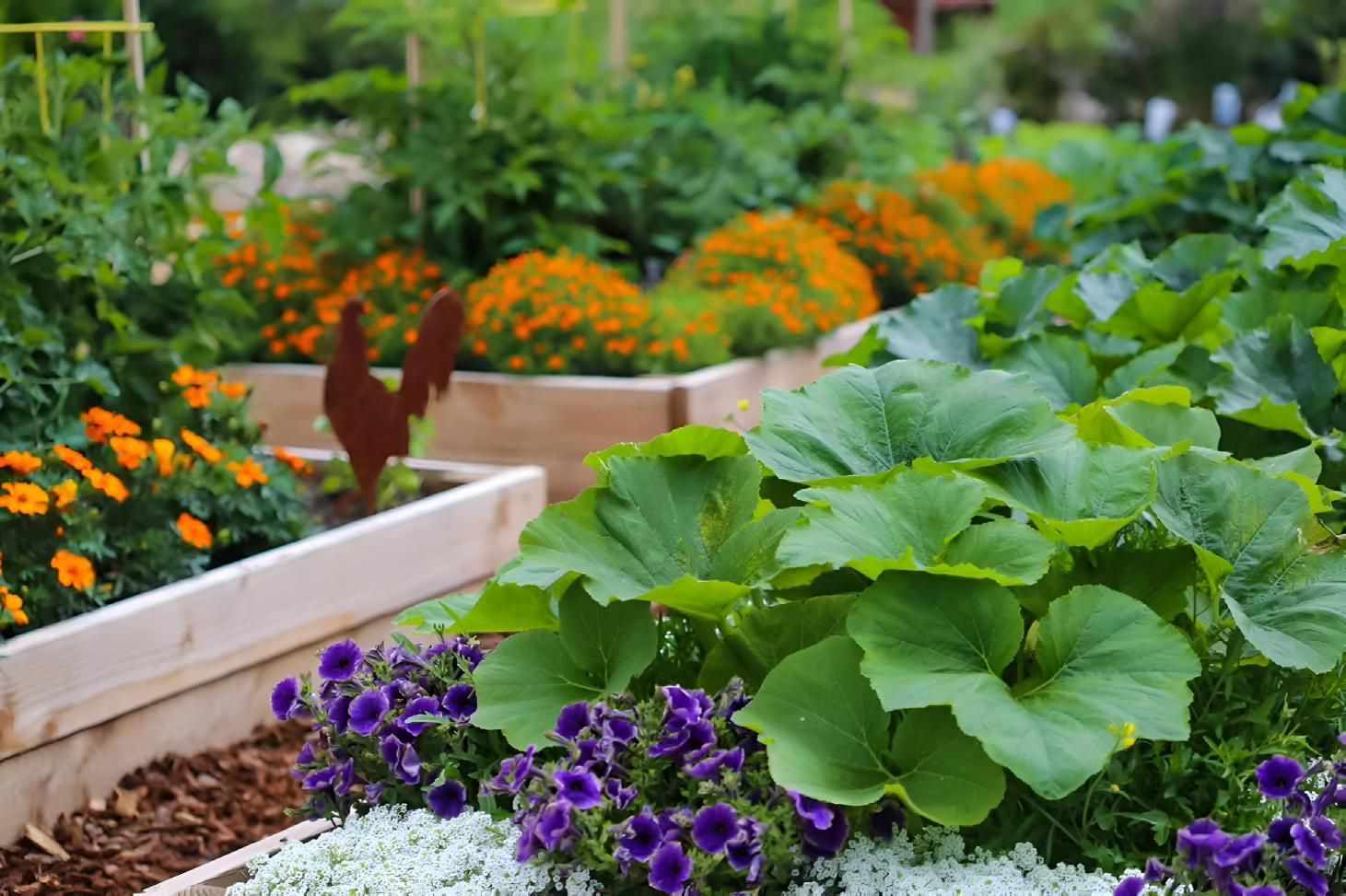 A Garden Filled With Lots of Flowers and Vegetables — Black Rock Garden Centre In Tyagarah, NSW