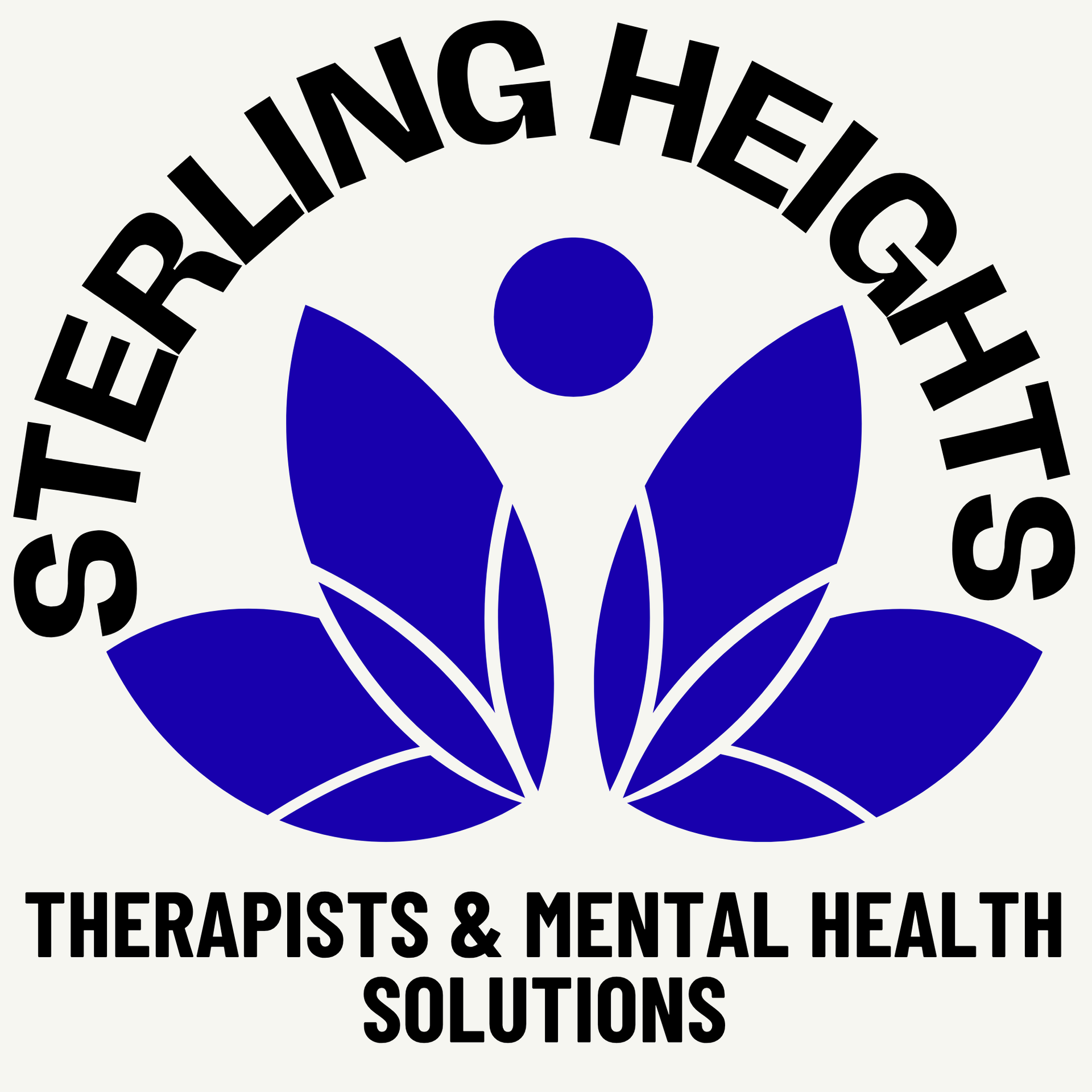 A logo for dearborn and mental health solutions