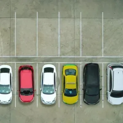 Commercial concrete car park in Hutt Central.