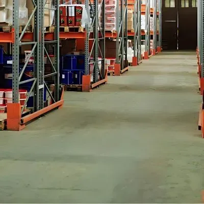 Concrete floor installed in a commercial warehouse in Lower Hutt Central, by our concrete services team.