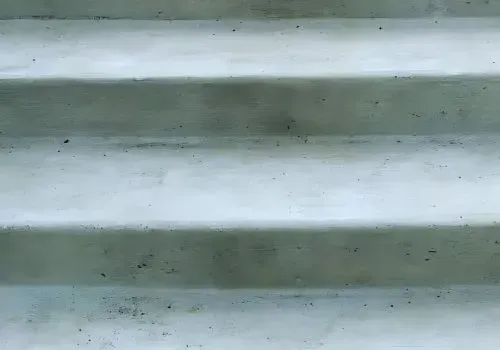 Close-up of 1.7-meter-wide concrete steps for a construction project in Pinehill, Upper Hutt.