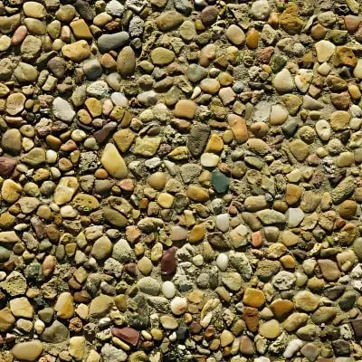 Exposed aggregate concrete patio in Maoribank.