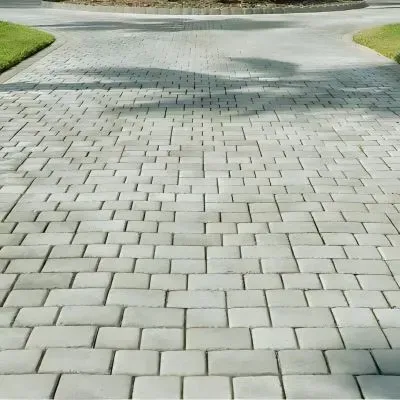 Interlocking driveway paving blocks installed for a residential driveway in Maoribank, Upper Hutt.