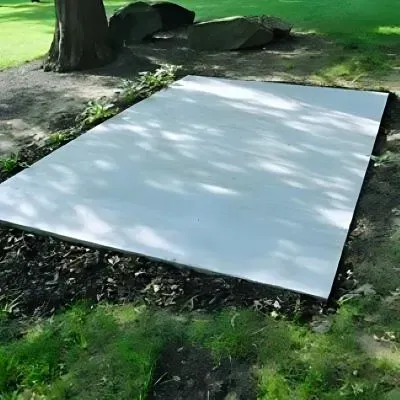 Newly placed 3x6 concrete slab for garden shed in Wainuiomata, Lower Hutt.