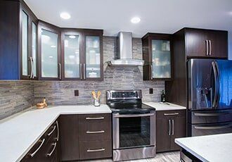 Appliance Repair Center — Contemporary Kitchen Room Interior in Wooster, OH
