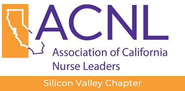The logo for the association of california nurse leaders silicon valley chapter