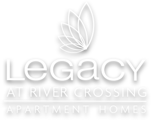 Legacy at River Crossing Apartment Homes logo.