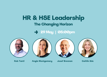A poster for hr and hse leadership the changing horizon