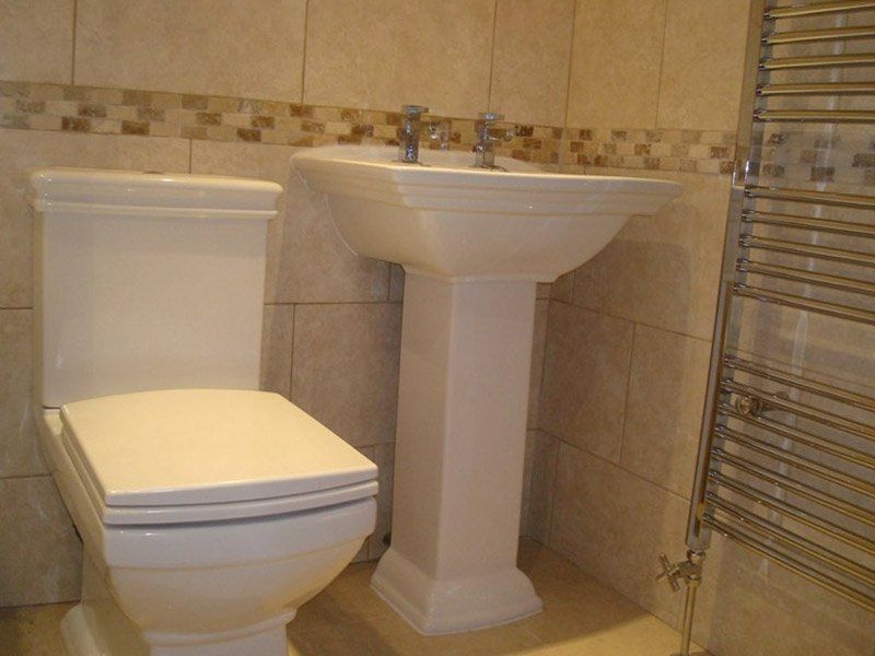 WC and white sink