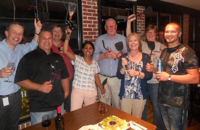 AFB International Team Building Event — O'Fallon, MO — Rendezvous Cafe and Wine Bar