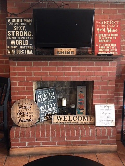 Chimney with Retail Items — O'Fallon, MO — Rendezvous Cafe and Wine Bar