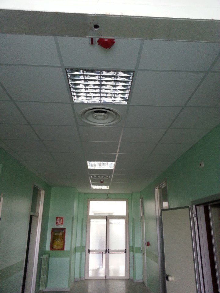 impianto canalizzato per ospedale