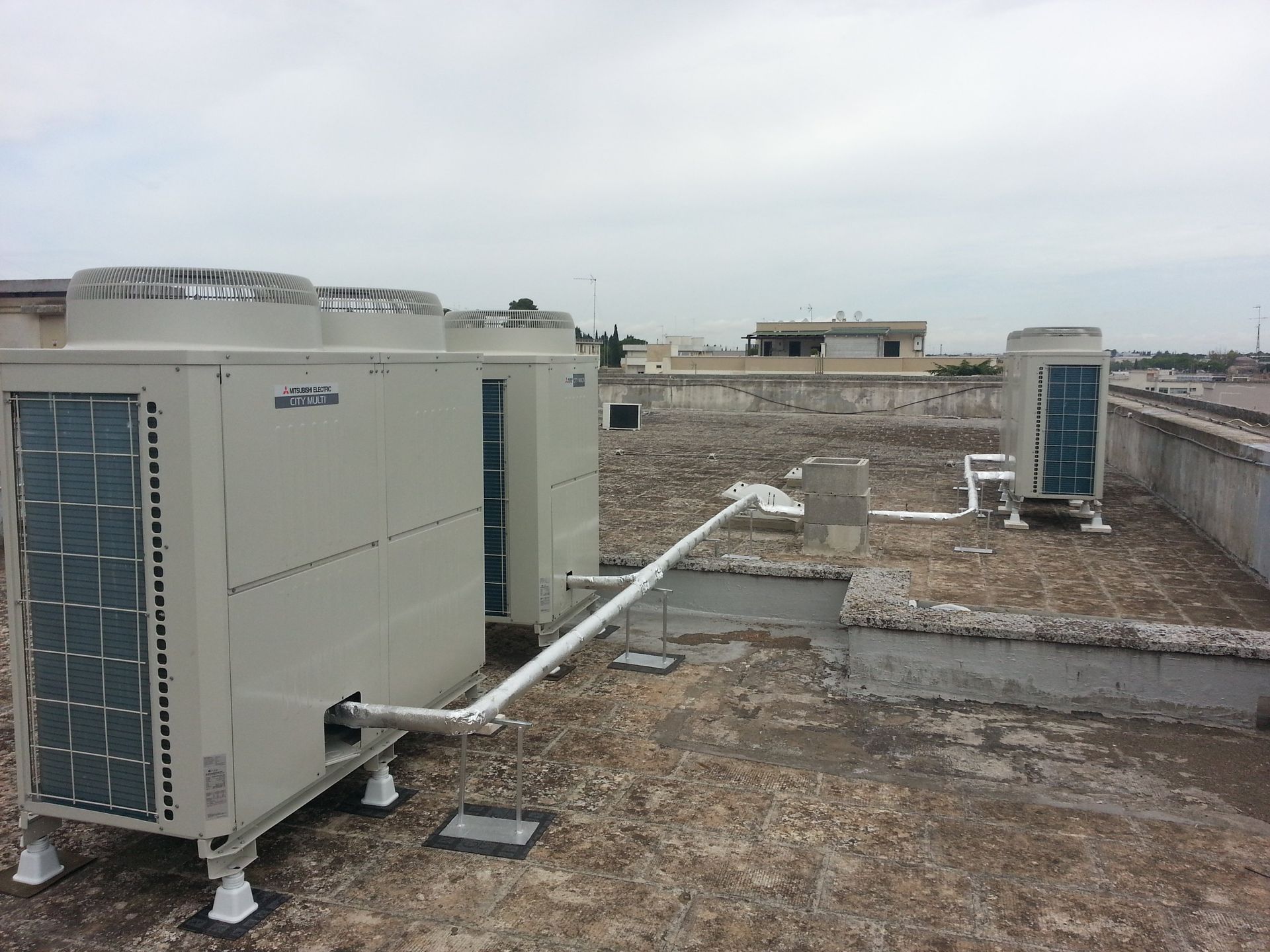 installazione e posa di un impianto industriale