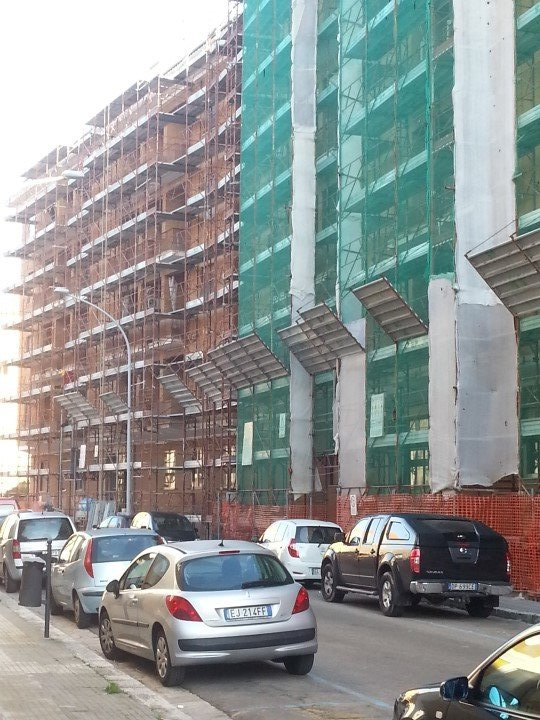 ristrutturazione esterna di un condominio