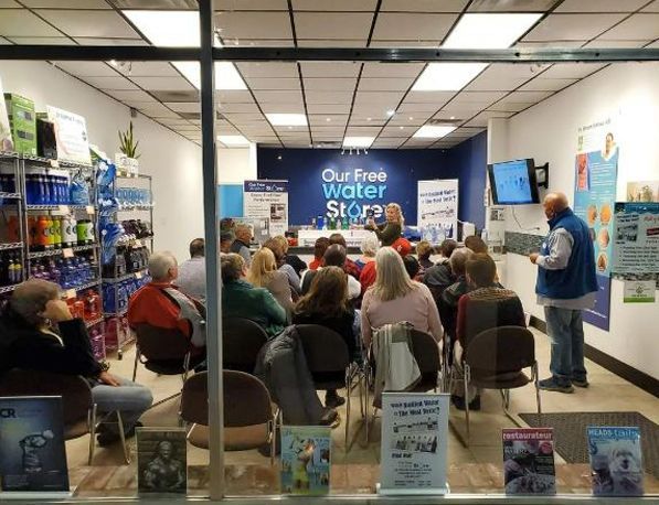 People Sitting Inside the Store — Chesterfield, MO — Our Free Water Store People Sitting Inside the Store — Chesterfield, MO — Our Free Water Store