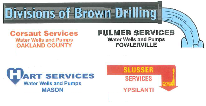 Local Well & Pump - Corsaut, Fulmer, Hart, Slusser Services - Divisions of Brown Drilling