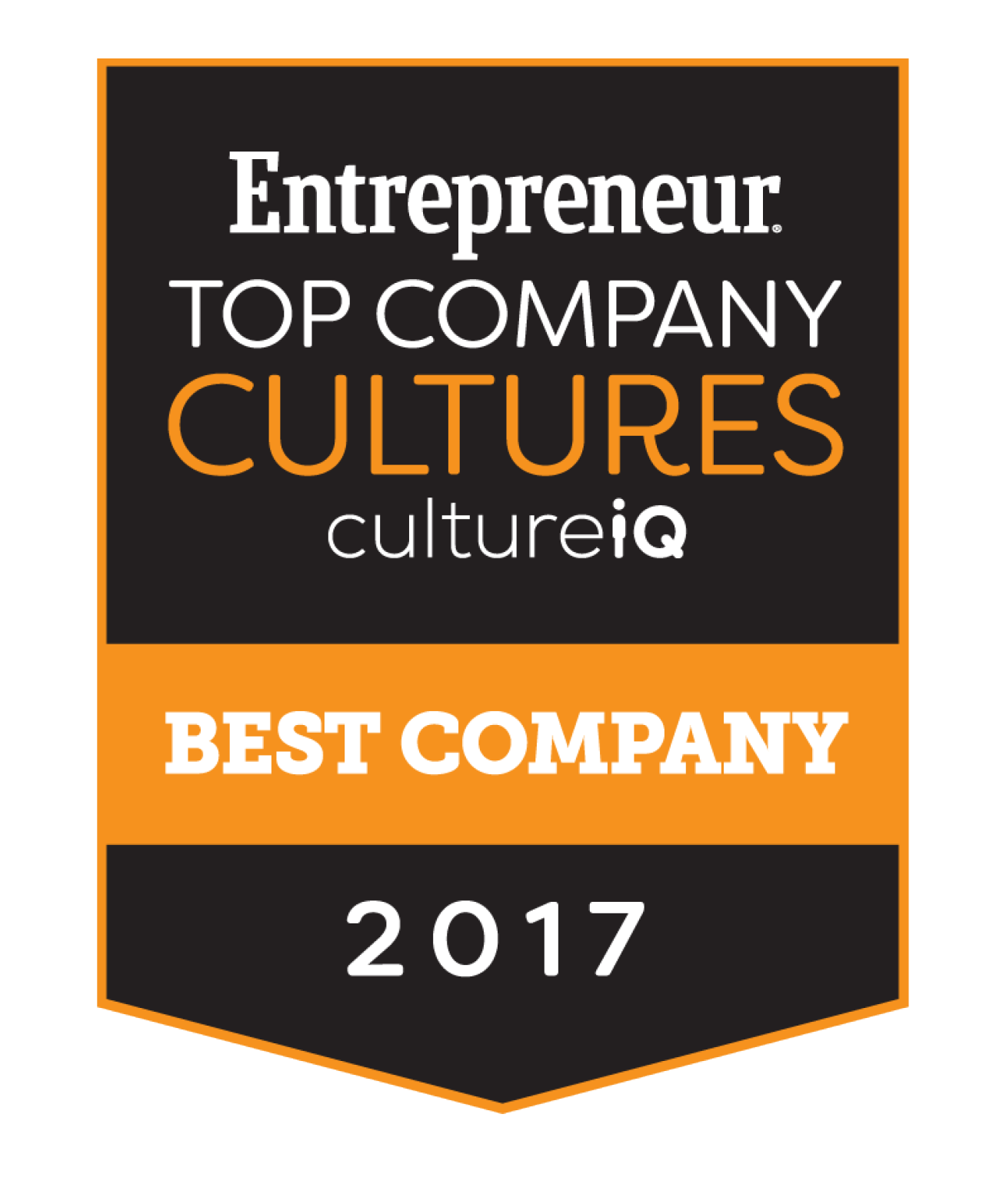 Entrepreneur Top Company Cultures Award