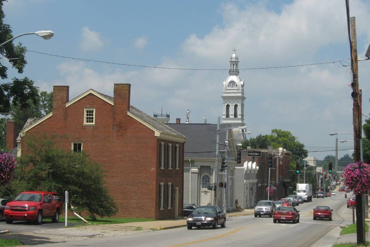 South Main Street near Nicholasville, Kentucky (KY)