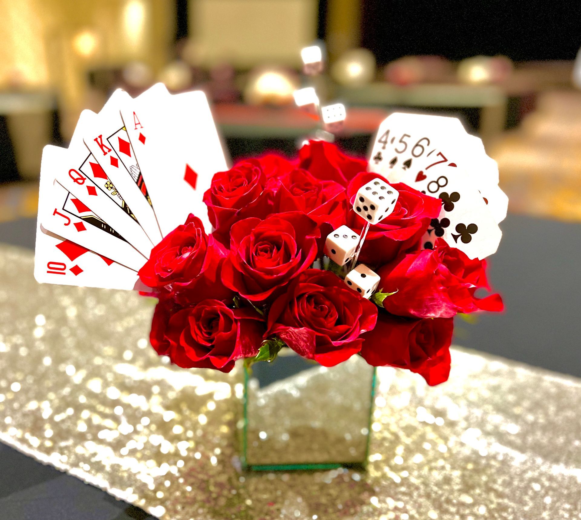 Las Vegas casino theme arrangement