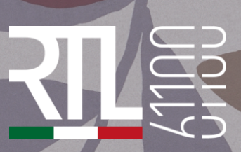 Viene mostrato il logo di un'azienda chiamata rtl